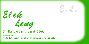 elek leng business card